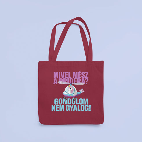 ZShowTime vászontáska - Mivel mész a Pridera?